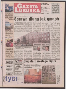 Gazeta Lubuska : Zielona Góra R. XLIX, nr 276 (27 listopada 2000). - Wyd. A