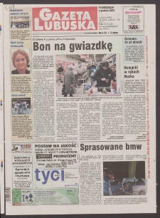 Gazeta Lubuska : Zielona Góra R. XLIX, nr 282 (4 grudnia 2000). - Wyd. A