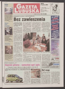 Gazeta Lubuska : Zielona Góra R. XLIX, nr 302 (29 grudnia 2000). - Wyd. A