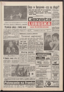 Gazeta Lubuska : dawniej Zielonogórska-Gorzowska R. XLII [właśc. XLIII], nr 37 (14 lutego 1994). - Wyd. 1