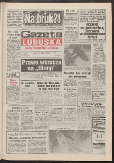 Gazeta Lubuska : dawniej Zielonogórska-Gorzowska R. XLII [właśc. XLIII], nr 41 (18 lutego 1994). - Wyd. 1