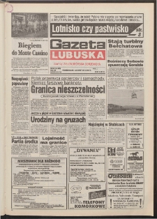 Gazeta Lubuska : dawniej Zielonogórska-Gorzowska R. XLII [właśc. XLIII], nr 96 (25 kwietnia 1994). - Wyd. 1