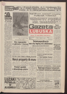 Gazeta Lubuska : dawniej Zielonogórska-Gorzowska R. XLII [właśc. XLIII], nr 131 (7 czerwca 1994). - Wyd. 1