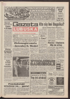 Gazeta Lubuska : dawniej Zielonogórska-Gorzowska R. XLII [właśc. XLIII], nr 139 (16 czerwca 1994). - Wyd. 1