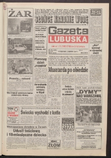 Gazeta Lubuska : dawniej Zielonogórska-Gorzowska R. XLII [właśc. XLIII], nr 178 (1 sierpnia 1994). - Wyd. 1