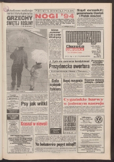 Gazeta Lubuska : magazyn : dawniej Zielonog&oacute;rska-Gorzowska R. XLII [właśc. XLIII], nr 194 (20/21 sierpnia 1994). - Wyd. 1