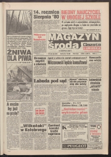 Gazeta Lubuska : magazyn środa : dawniej Zielonogórska-Gorzowska R. XLII [właśc. XLIII], nr 203 (31 sierpnia 1994). - Wyd. 1