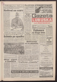 Gazeta Lubuska : dawniej Zielonogórska-Gorzowska R. XLII [właśc. XLIII], nr 216 (15 września 1994). - Wyd. 1
