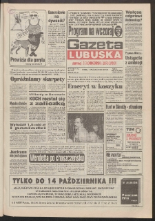Gazeta Lubuska : dawniej Zielonogórska-Gorzowska R. XLII [właśc. XLIII], nr 235 (7 października 1994). - Wyd. 1