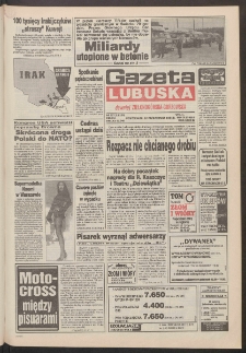 Gazeta Lubuska : dawniej Zielonogórska-Gorzowska R. XLII [właśc. XLIII], nr 237 (10 października 1994). - Wyd. 1
