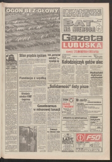 Gazeta Lubuska : dawniej Zielonogórska-Gorzowska R. XLII [właśc. XLIII], nr 238 (11 października 1994). - Wyd. 1