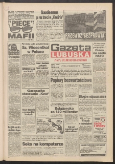 Gazeta Lubuska : dawniej Zielonog&oacute;rska-Gorzowska R. XLII [właśc. XLIII], nr 244 (18 października 1994). - Wyd. 1