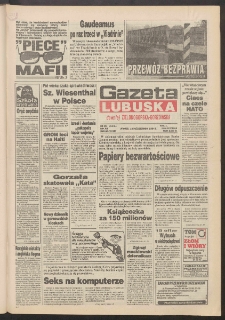 Gazeta Lubuska : dawniej Zielonogórska-Gorzowska R. XLII [właśc. XLIII], nr 244 (18 października 1994). - Wyd. 1