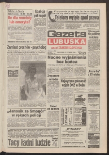 Gazeta Lubuska : dawniej Zielonogórska-Gorzowska R. XLII [właśc. XLIII], nr 271 (21 listopada 1994). - Wyd. 1