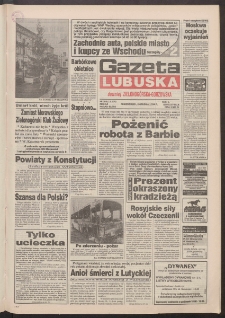 Gazeta Lubuska : dawniej Zielonog&oacute;rska-Gorzowska R. XLII [właśc. XLIII], nr 283 (5 grudnia 1994). - Wyd. 1