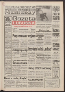 Gazeta Lubuska : dawniej Zielonog&oacute;rska-Gorzowska R. XLII [właśc. XLIII], nr 296 (20 grudnia 1994). - Wyd. 1