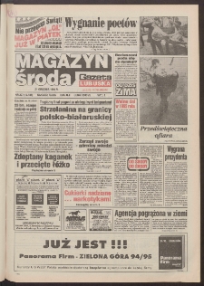 Gazeta Lubuska : magazyn środa : dawniej Zielonogórska-Gorzowska R. XLII [właśc. XLIII], nr 297 (21 grudnia 1994). - Wyd. 1