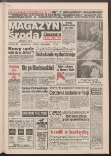 Gazeta Lubuska : magazyn środa : dawniej Zielonogórska-Gorzowska R. XLII [właśc. XLIII], nr 301 (28 grudnia 1994). - Wyd. 1