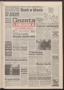 Gazeta Lubuska : dawniej Zielonogórska-Gorzowska R. XLII [właśc. XLIII], nr 302 (29 grudnia 1994). - Wyd. 1