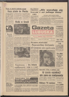 Gazeta Lubuska : dawniej Zielonogórska-Gorzowska R. XL [właśc. XLI], nr 23 (28 stycznia 1992). - Wyd. 1