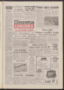 Gazeta Lubuska : dawniej Zielonogórska-Gorzowska R. XL [właśc. XLI], nr 85 (9 kwietnia 1992). - Wyd. 1