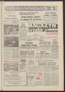 Gazeta Lubuska : magazyn środa : dawniej Zielonogórska-Gorzowska R. XL [właśc. XLI], nr 105 (6 maja 1992). - Wyd. 1