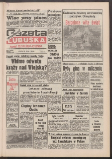 Gazeta Lubuska : weekend : dawniej Zielonogórska-Gorzowska R. XL [właśc. XLI], nr 172 (24 lipca 1992). - Wyd. 1