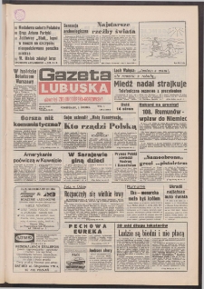 Gazeta Lubuska : dawniej Zielonogórska-Gorzowska R. XL [właśc. XLI], nr 180 (3 sierpnia 1992). - Wyd. 1