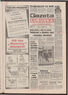 Gazeta Lubuska : dawniej Zielonogórska-Gorzowska R. XL [właśc. XLI], nr 204 (1 września 1992). - Wyd. 1
