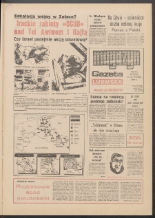 Gazeta Lubuska : magazyn : dawniej Zielonogórska R. XXXIX [właśc. XL], nr 16 (19/20 stycznia 1991). - Wyd. 1
