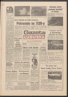 Gazeta Lubuska : dawniej Zielonogórska R. XXXIX [właśc. XL], nr 18 (22 stycznia 1991). - Wyd. 1