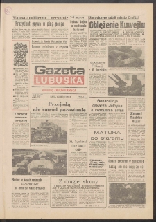 Gazeta Lubuska : dawniej Zielonogórska R. XXXIX [właśc. XL], nr 27 (1 lutego 1990 [właśc. 1991]). - Wyd. 1