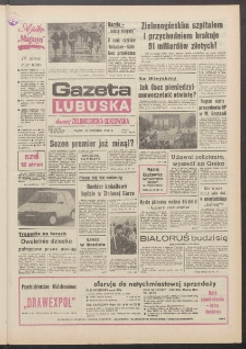 Gazeta Lubuska : dawniej Zielonogórska-Gorzowska R. XXXIX [właśc. XL], nr 91 (19 kwietnia 1991). - Wyd. 1