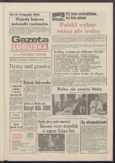 Gazeta Lubuska : dawniej Zielonogórska-Gorzowska R. XXXIX [właśc. XL], nr 251 (28 października 1991). - Wyd. 1