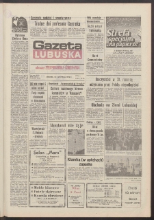 Gazeta Lubuska : dawniej Zielonogórska-Gorzowska R. XXXIX [właśc. XL], nr 262 (12 listopada 1991). - Wyd. 1