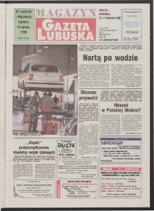 Gazeta Lubuska : magazyn R. XLVI [właśc. XLVII], nr 8 (10/11 stycznia 1998). - Wyd 1