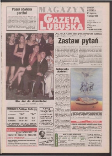 Gazeta Lubuska : magazyn R. XLVI [właśc. XLVII], nr 26 (31 stycznia/1 lutego 1998). - Wyd 1