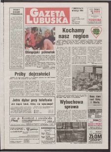 Gazeta Lubuska R. XLVI [właśc. XLVII], nr 39 (16 lutego 1998). - Wyd 1