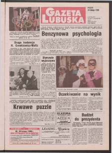 Gazeta Lubuska R. XLVI [właśc. XLVII], nr 43 (20 lutego 1998). - Wyd 1