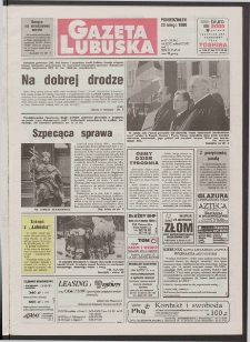 Gazeta Lubuska R. XLVI [właśc. XLVII], nr 45 (23 lutego 1998). - Wyd 1