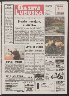 Gazeta Lubuska R. XLVI [właśc. XLVII], nr 75 (30 marca 1998). - Wyd 1