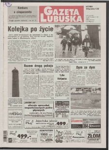 Gazeta Lubuska R. XLVI [właśc. XLVII], nr 87 (14 kwietnia 1998). - Wyd 1