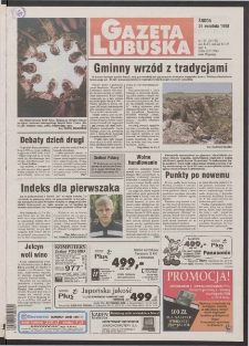 Gazeta Lubuska R. XLVI [właśc. XLVII], nr 100 (29 kwietnia 1998). - Wyd 1