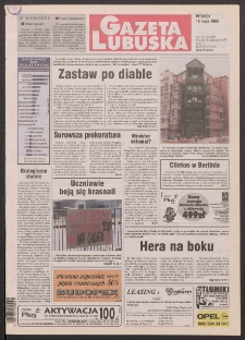 Gazeta Lubuska R. XLVI [właśc. XLVII], nr 110 (12 maja 1998). - Wyd 1