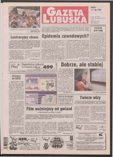 Gazeta Lubuska R. XLVI [właśc. XLVII], nr 111 (13 maja 1998). - Wyd 1