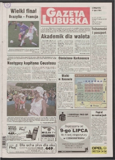 Gazeta Lubuska R. XLVI [właśc. XLVII], nr 159 (9 lipca 1998). - Wyd 1