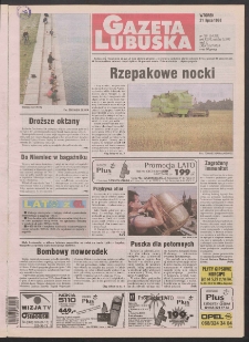 Gazeta Lubuska R. XLVI [właśc. XLVII], nr 169 (21 lipca 1998). - Wyd 1