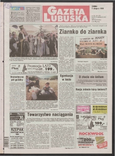 Gazeta Lubuska R. XLVI [właśc. XLVII], nr 182 (5 sierpnia 1998). - Wyd 1