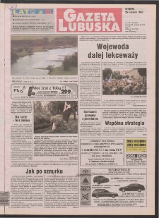 Gazeta Lubuska R. XLVI [właśc. XLVII], nr 198 (25 sierpnia 1998). - Wyd 1