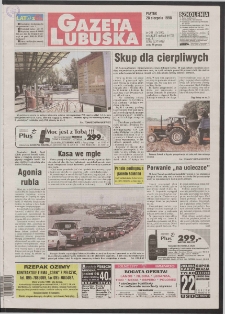 Gazeta Lubuska R. XLVI [właśc. XLVII], nr 201 (28 sierpnia 1998). - Wyd 1